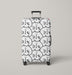 poker face of fat cats Luggage Cover | suitcase