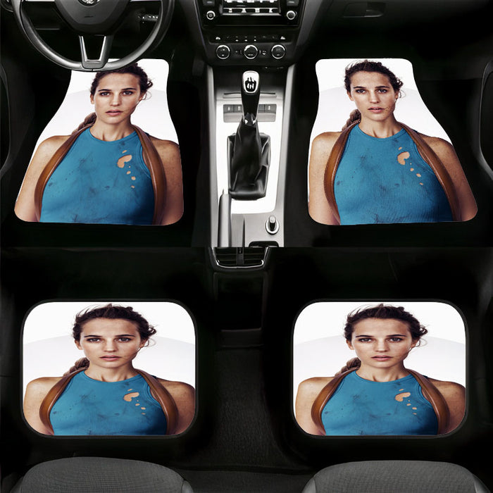 perfect woman of tomb raider Car floor mats Universal fit