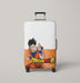 position goku dragon ball super Luggage Covers | Suitcase