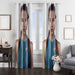 perfect woman of tomb raider window Curtain