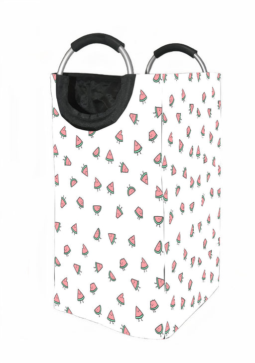 poker face of watermelons Laundry Hamper | Laundry Basket