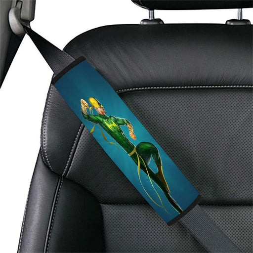 purple wolf Car seat belt cover