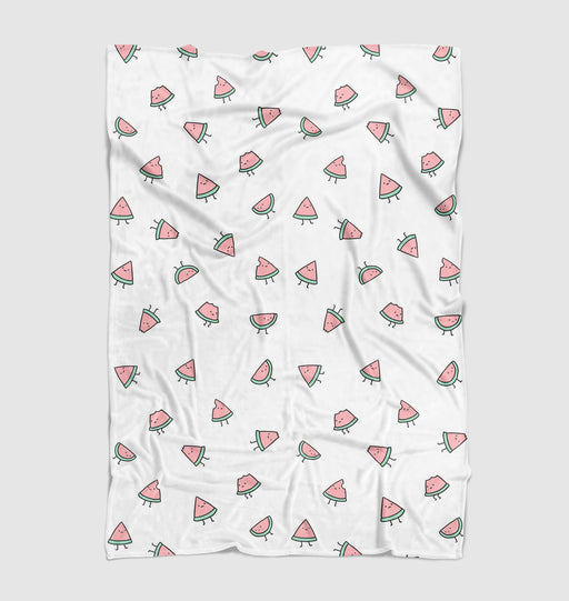 poker face of watermelons Ultra soft fleece blanket