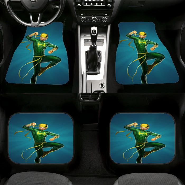 position of iron fist marvel Car floor mats Universal fit