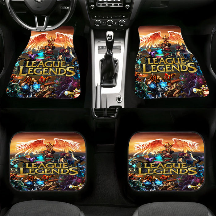 power character league of legends Car floor mats Universal fit