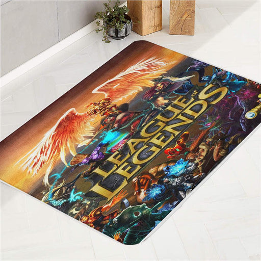 power character league of legends bath rugs