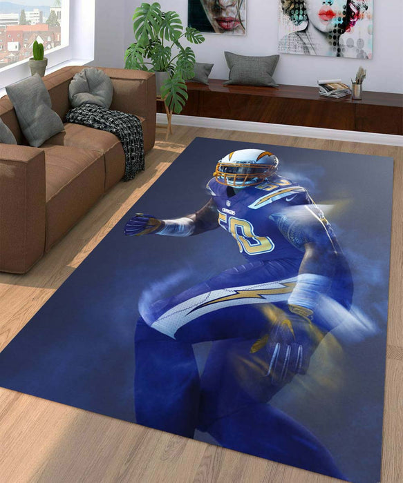 photoshoot for brand nfl Living room carpet rugs