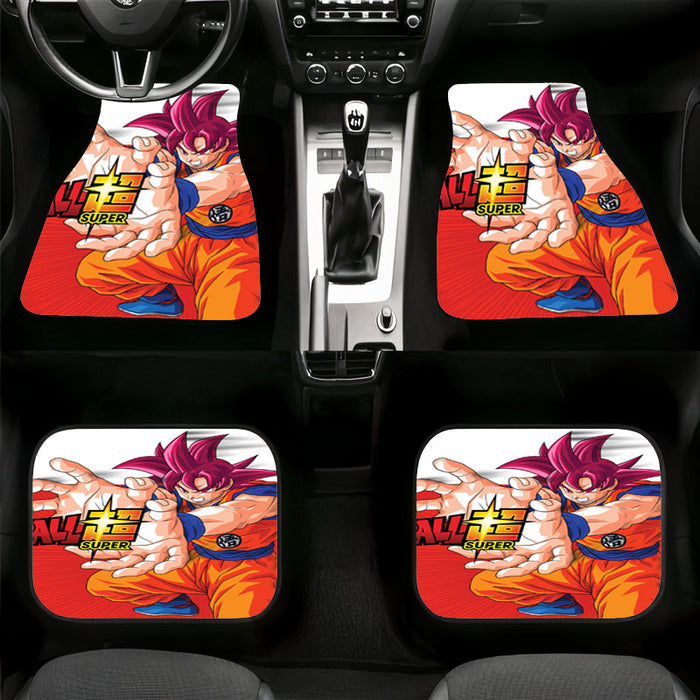 power goku dragon ball super Car floor mats Universal fit