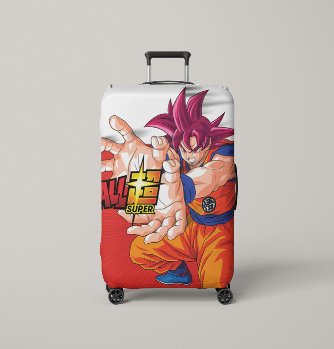 power goku dragon ball super Luggage Covers | Suitcase