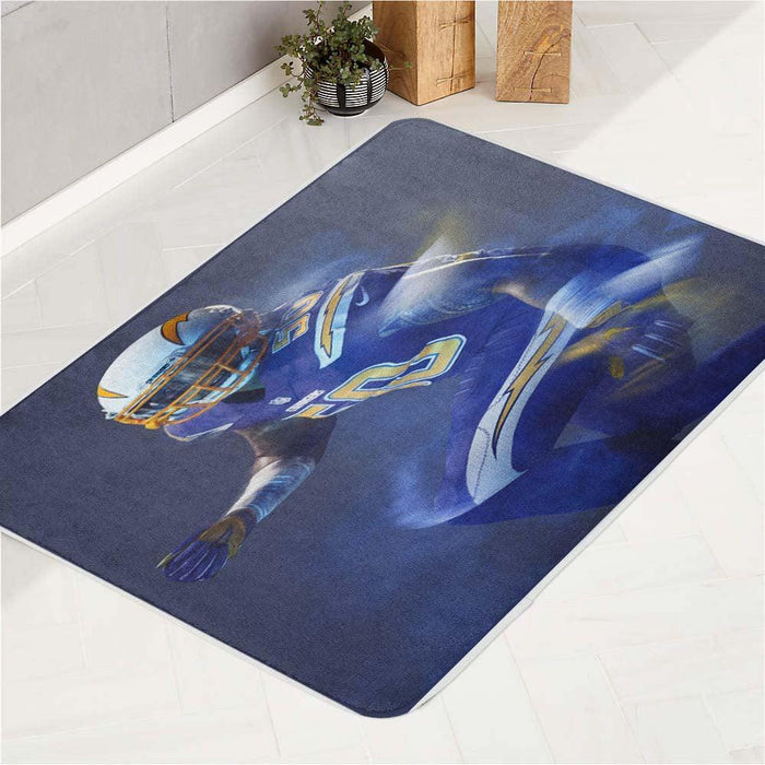 photoshoot for brand nfl bath rugs