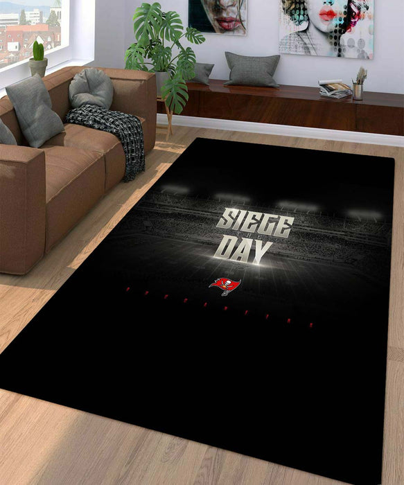 piece seige the day buccaneers Living room carpet rugs