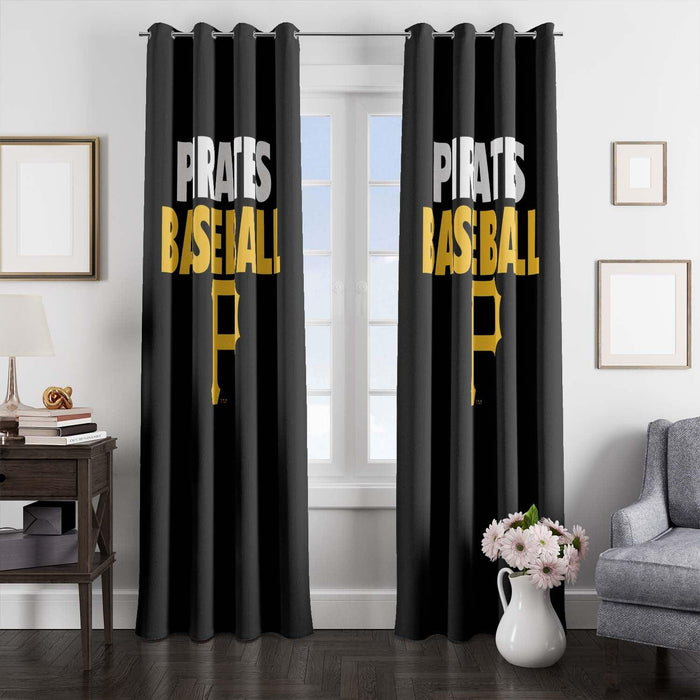 pirates baseball player window Curtain