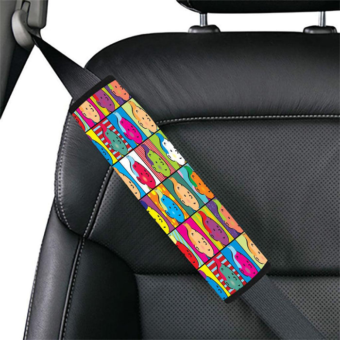 pop art of tintin movie Car seat belt cover