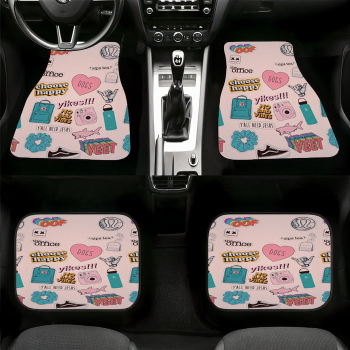 pop brand for teen product Car floor mats Universal fit