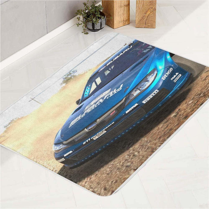 pirelli subaru rally world team bath rugs