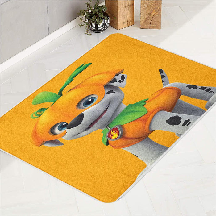 pumpkin marshall paw patrol dog bath rugs