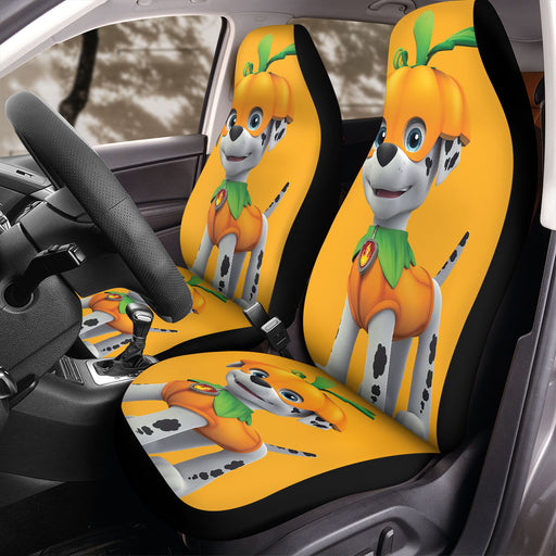 pumpkin marshall paw patrol dog Car Seat Covers