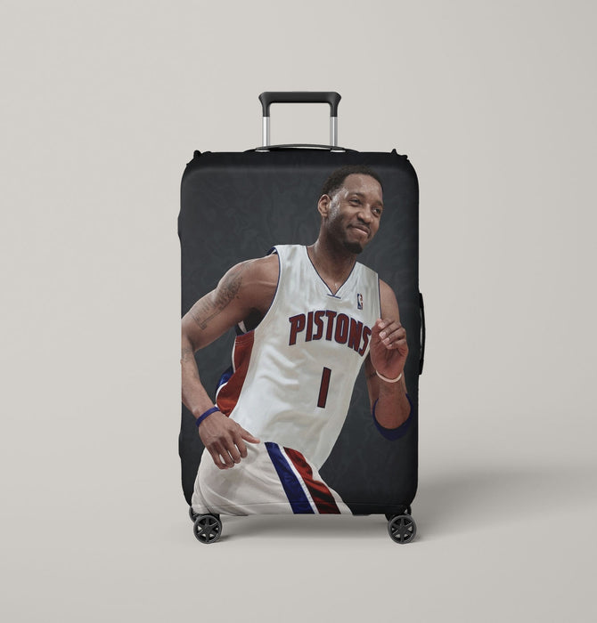 pistons number one smile Luggage Covers | Suitcase