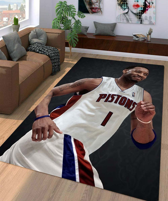 pistons number one smile Living room carpet rugs