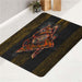 pittsburgh penguins fired logo bath rugs