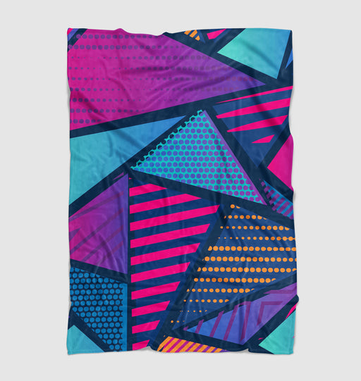 portrait vertical pattern gradient Ultra soft fleece blanket