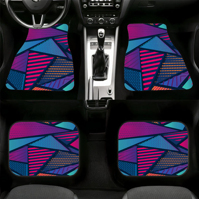 portrait vertical pattern gradient Car floor mats Universal fit