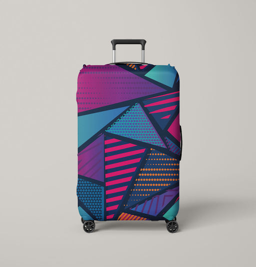 portrait vertical pattern gradient Luggage Cover | suitcase