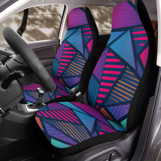 portrait vertical pattern gradient Car Seat Covers