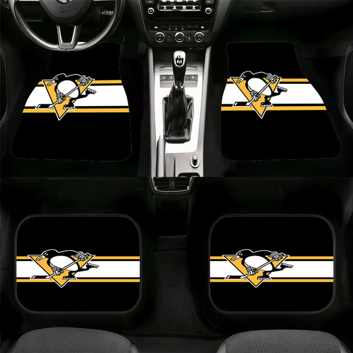 pittsburgh penguins logo hockey nhl Car floor mats Universal fit