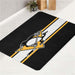 pittsburgh penguins logo hockey nhl bath rugs