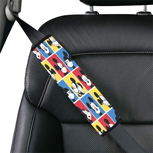 poses of mickey mouse Car seat belt cover