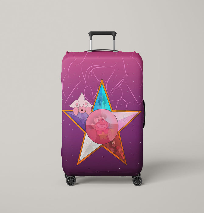 purple star steven universe Luggage Covers | Suitcase