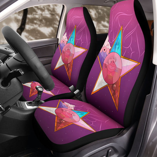 purple star steven universe Car Seat Covers