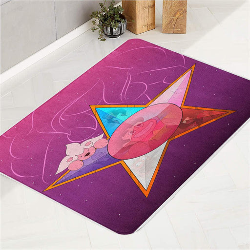 purple star steven universe bath rugs