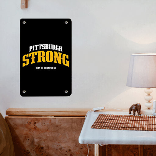 pittsburgh strong city of champions Poster Metal print wall art