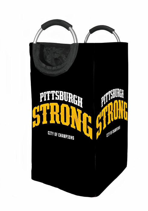 pittsburgh strong city of champions Laundry Hamper | Laundry Basket