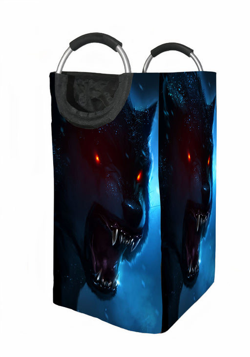 red eyes wolf Laundry Hamper | Laundry Basket