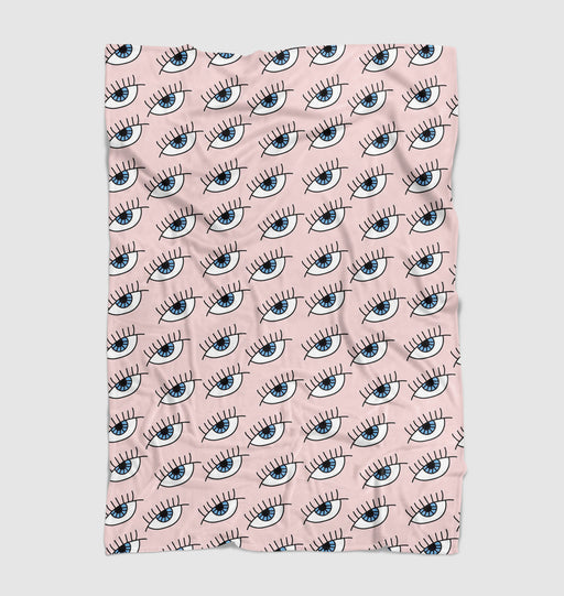 pretty blue eyes girl Ultra soft fleece blanket