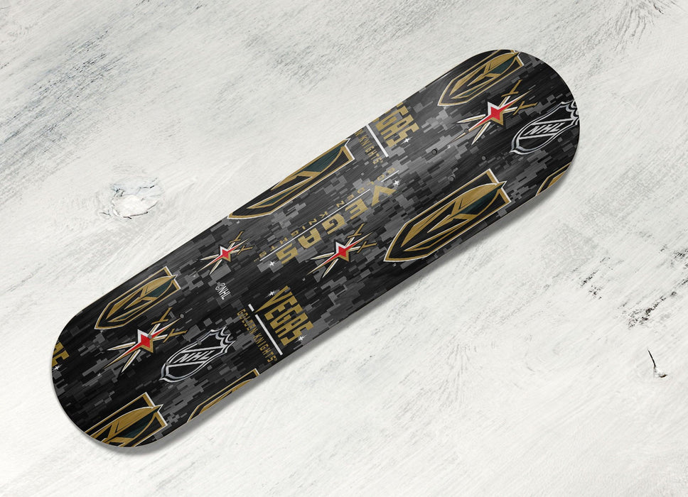 pixel pattern of vegas golden knights Skateboard decks