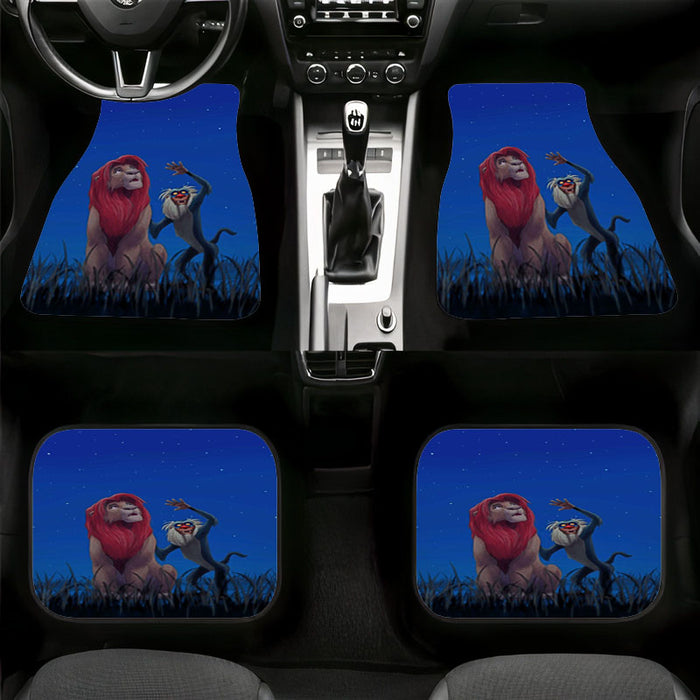 rafiki and musa look the stars Car floor mats Universal fit