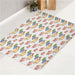 pretty pokemon character pikachu bath rugs