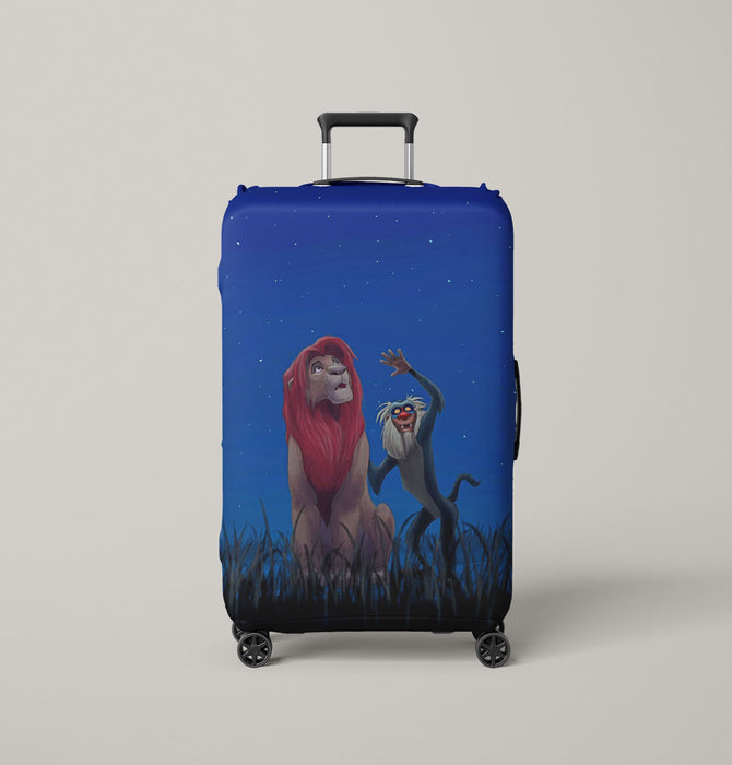 rafiki and musa look the stars Luggage Covers | Suitcase