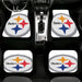 pixels steelers pittsburgh logo white Car floor mats Universal fit