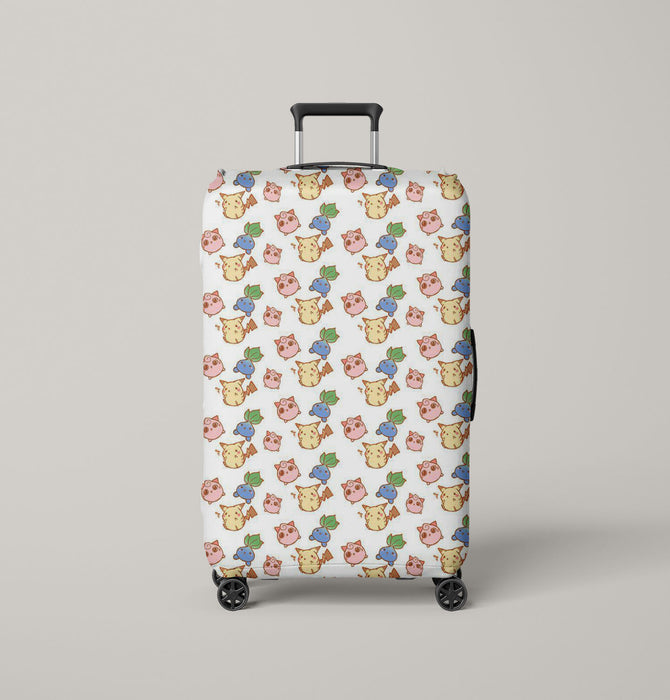 pretty pokemon character pikachu Luggage Cover | suitcase