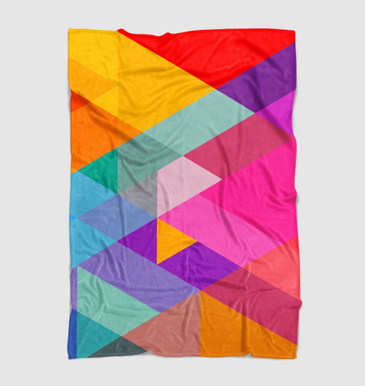 prism colorful abstract Ultra soft fleece blanket