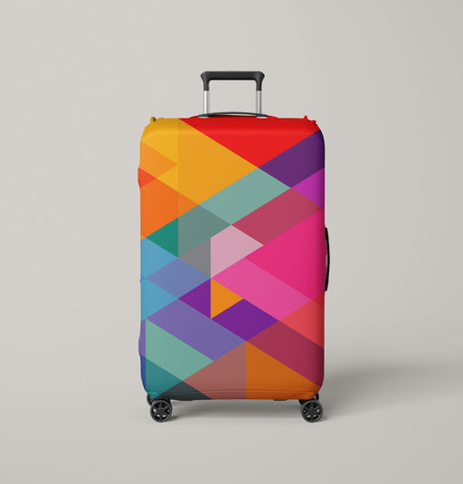 prism colorful abstract Luggage Cover | suitcase