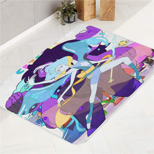 rainbow moonstone steven universe bath rugs