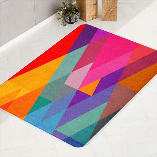 prism colorful abstract bath rugs