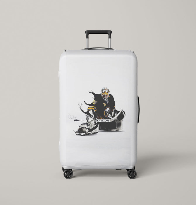 player almost give up nhl hockey Luggage Covers | Suitcase