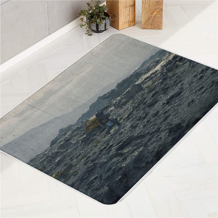 rainy day death stranding bath rugs